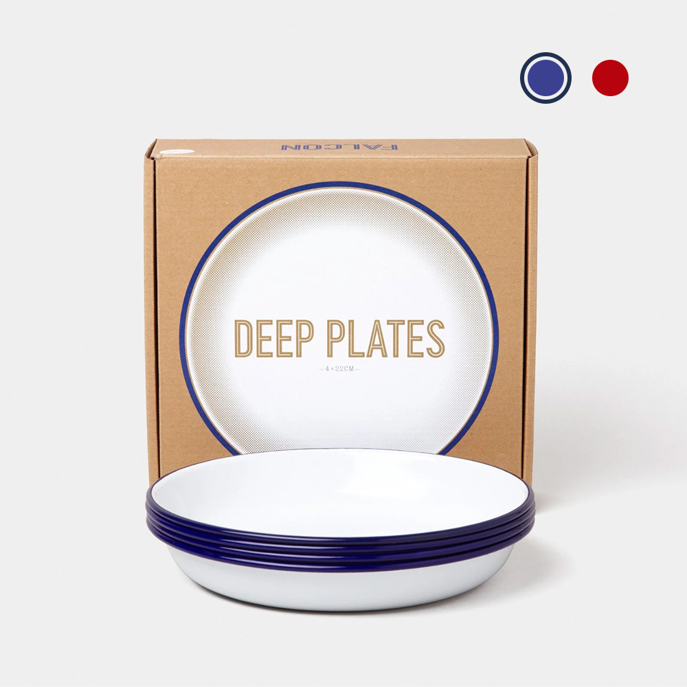 国棉壹厂4个装Falcon搪瓷深盘