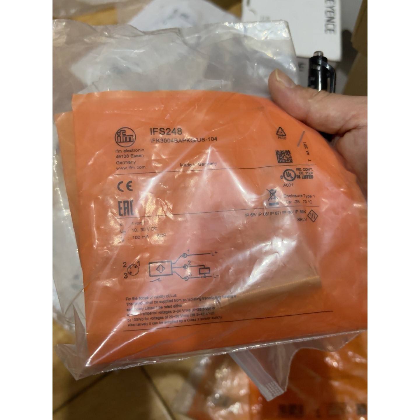 IFS248.  2个,易福门原装进口,实物拍议价产品