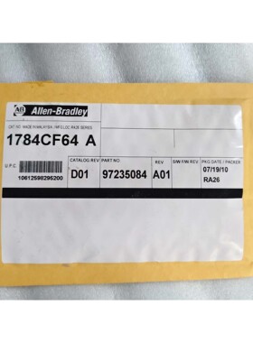 AB1784-CF64 A存储卡,马来西亚原装,全新议价产品