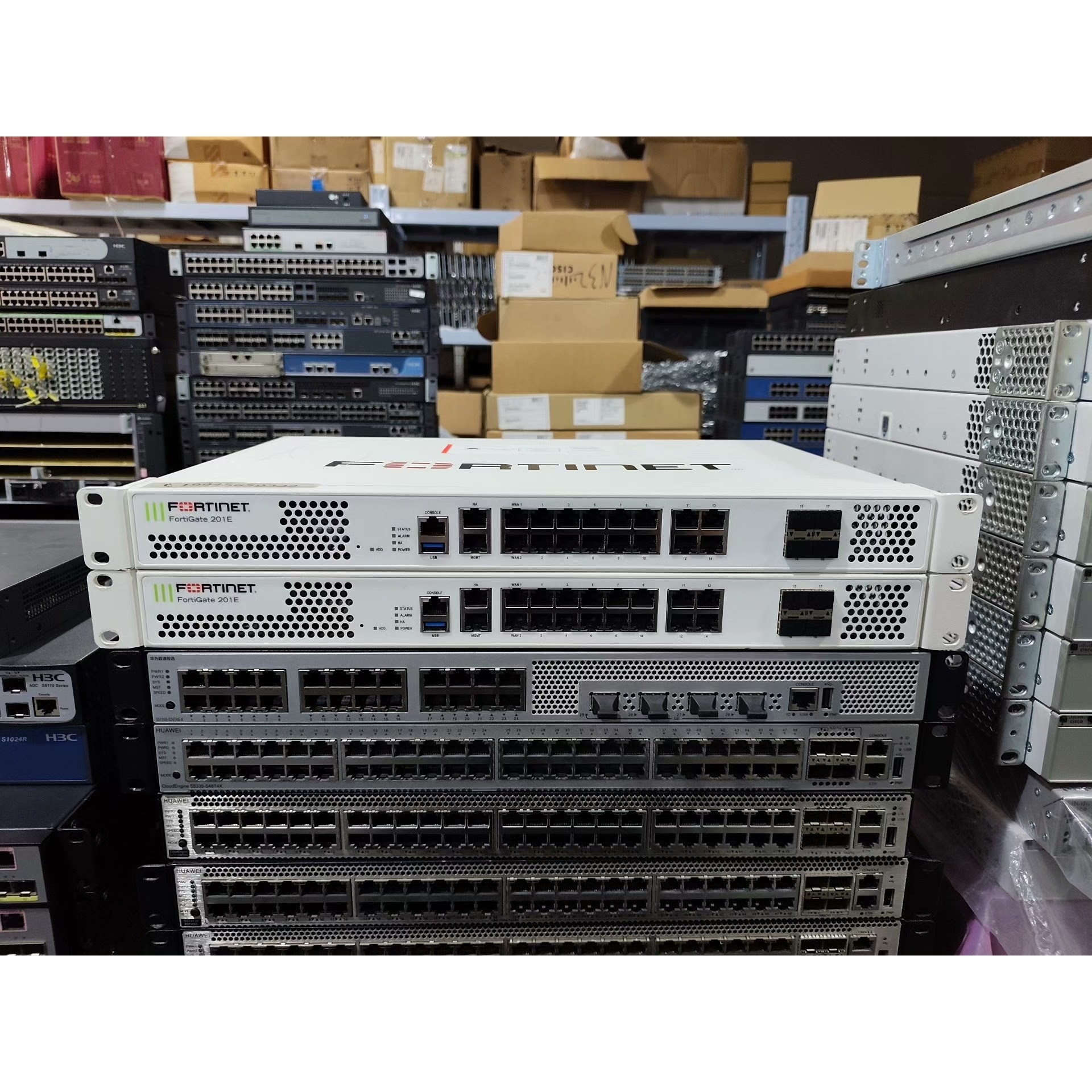 飞塔FG-201E防火墙,10口千兆,4口千兆SFP复用,双议价产品