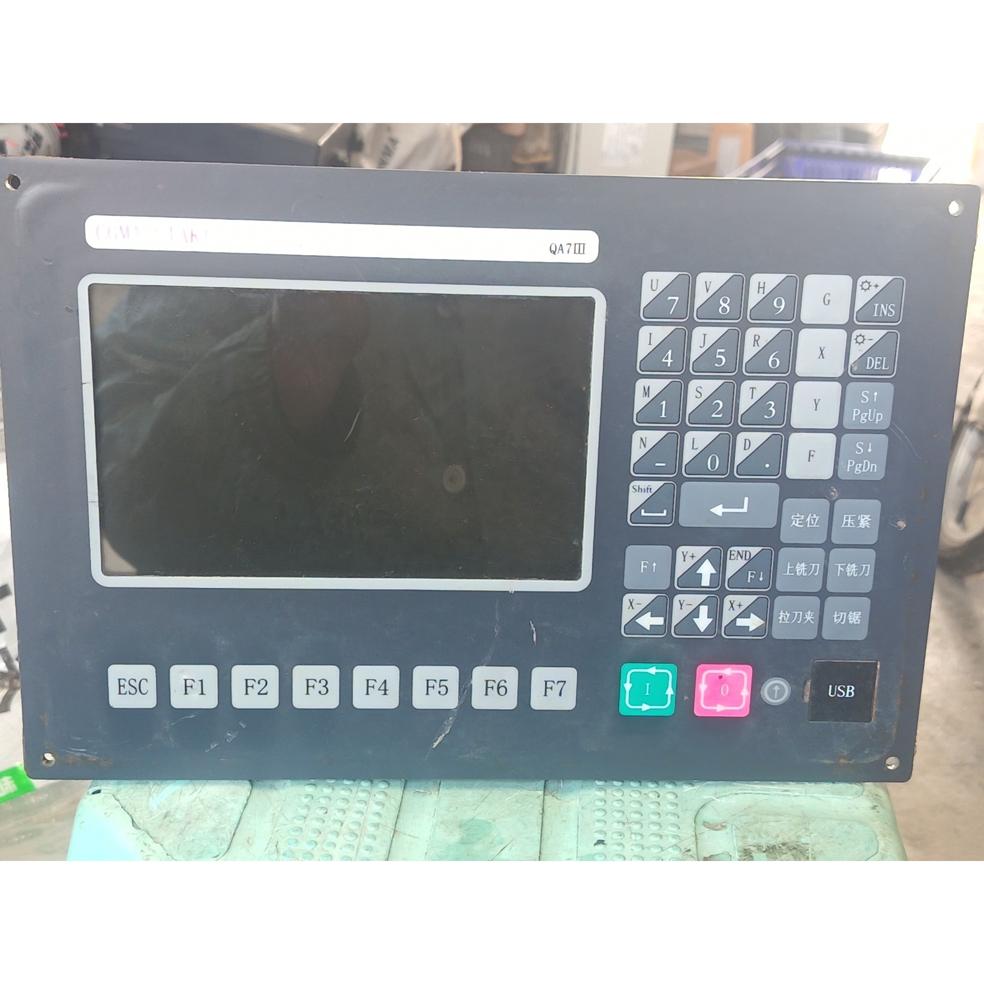 斯达特QA7III数控角缝清理系统操作面板,厂里设备拆出的,议价产品
