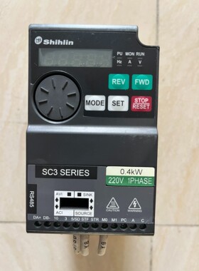 士林变频器SC3-021-0.4K 220V单相 0.4KW议价产品