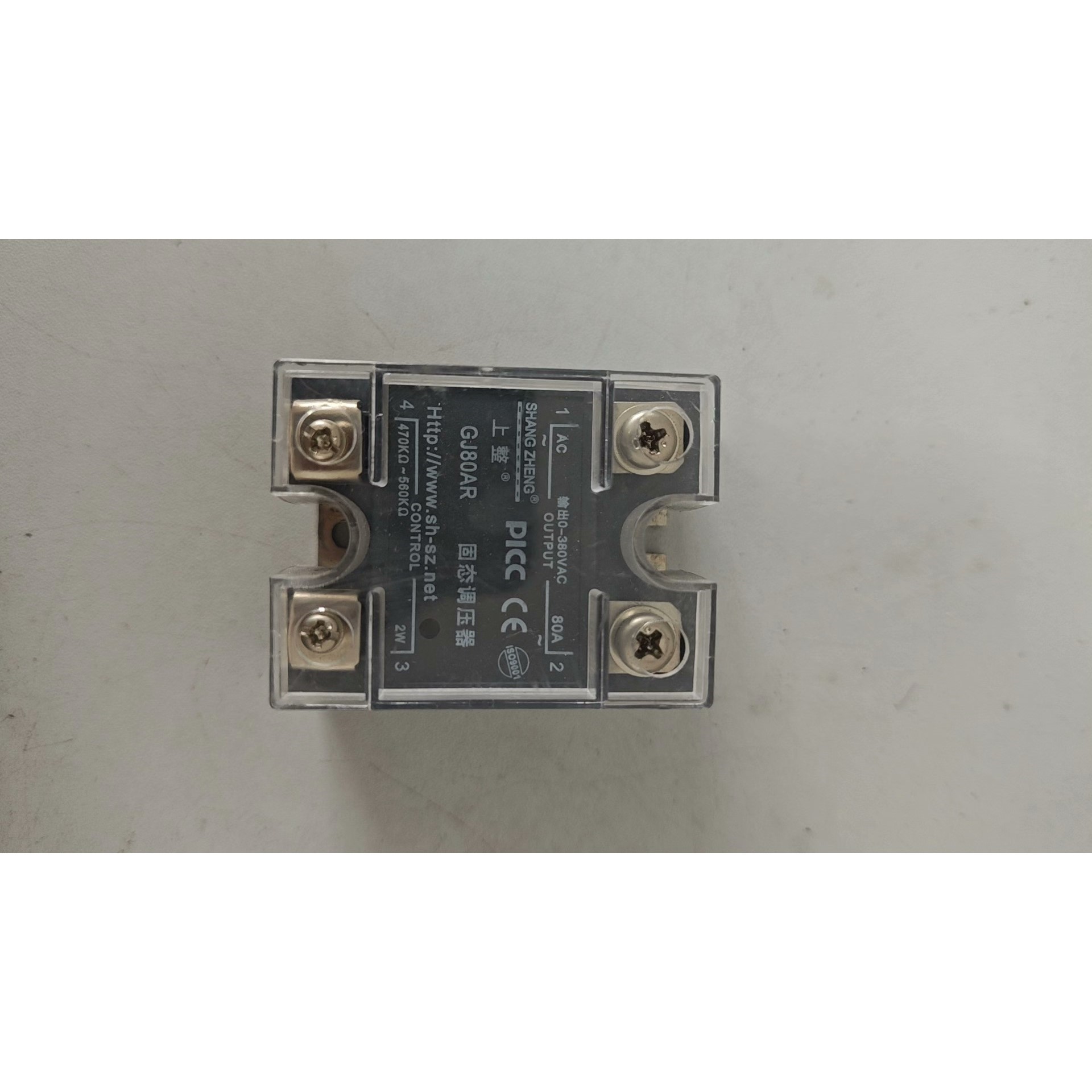 上整固态继电器GJ80AR,80A大功率,输出电压0-380议价产品
