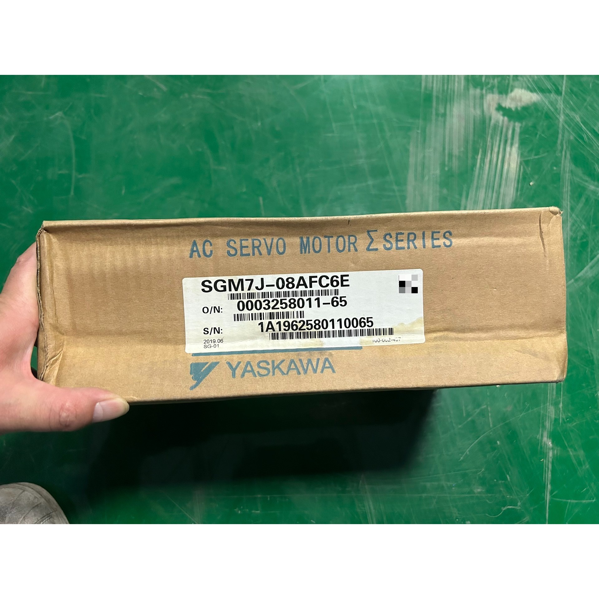 全新安川伺服电机SGM7J-08AFC6E,2019年6月生议价产品