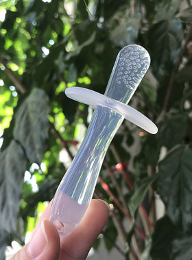 婴儿牙胶宝宝磨牙棒硅胶咬咬胶4个月以上玩具套装不含BPA