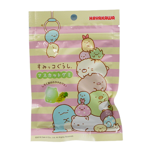 早川制果青葡萄味软糖40g 角落生物软糖日本进口零食软糖QQ糖 袋