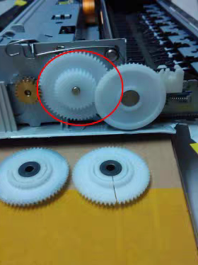 适用 全新佳能i70 i80ip90V打印机白色电机齿轮皮带走纸传动齿轮