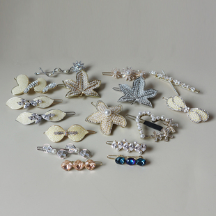 福利超高品质日常气质青蛙扣边夹发饰(全场任意两件包邮)