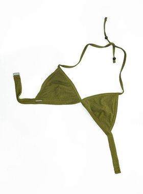 官方授权SquareCircle方圆挂脖绑带多巴胺度假叠穿单穿比基尼吊带