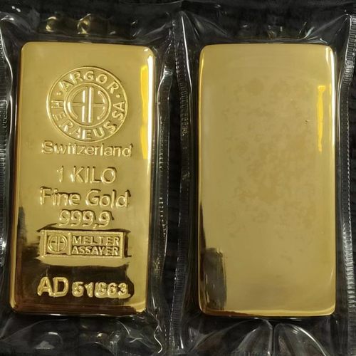 仿真瑞士金条1000克金砖