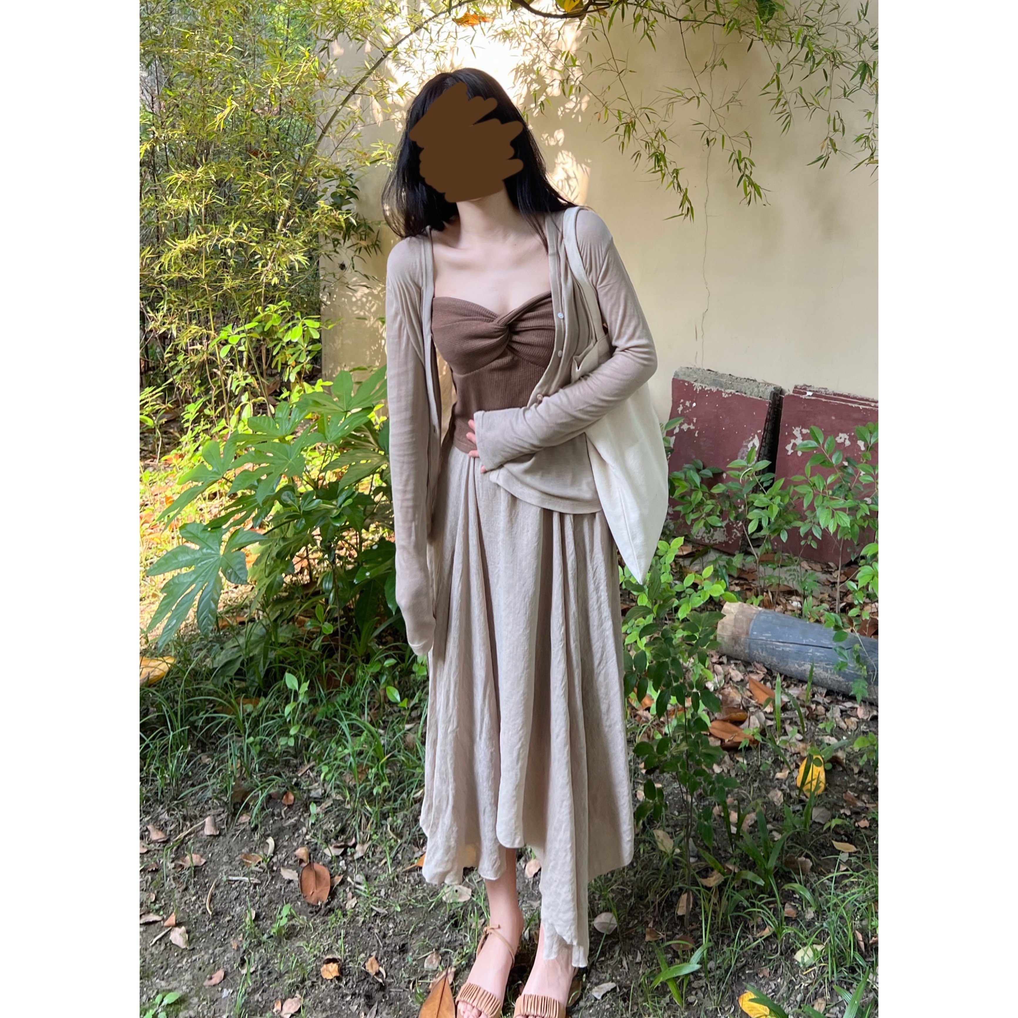 晚时光5.4 禅意裙\松紧腰棉麻裙夏季长裙女法式气质纯色裙子,女装/女士精品,半身裙,淘宝优惠券,粉丝福利购,淘宝优惠卷