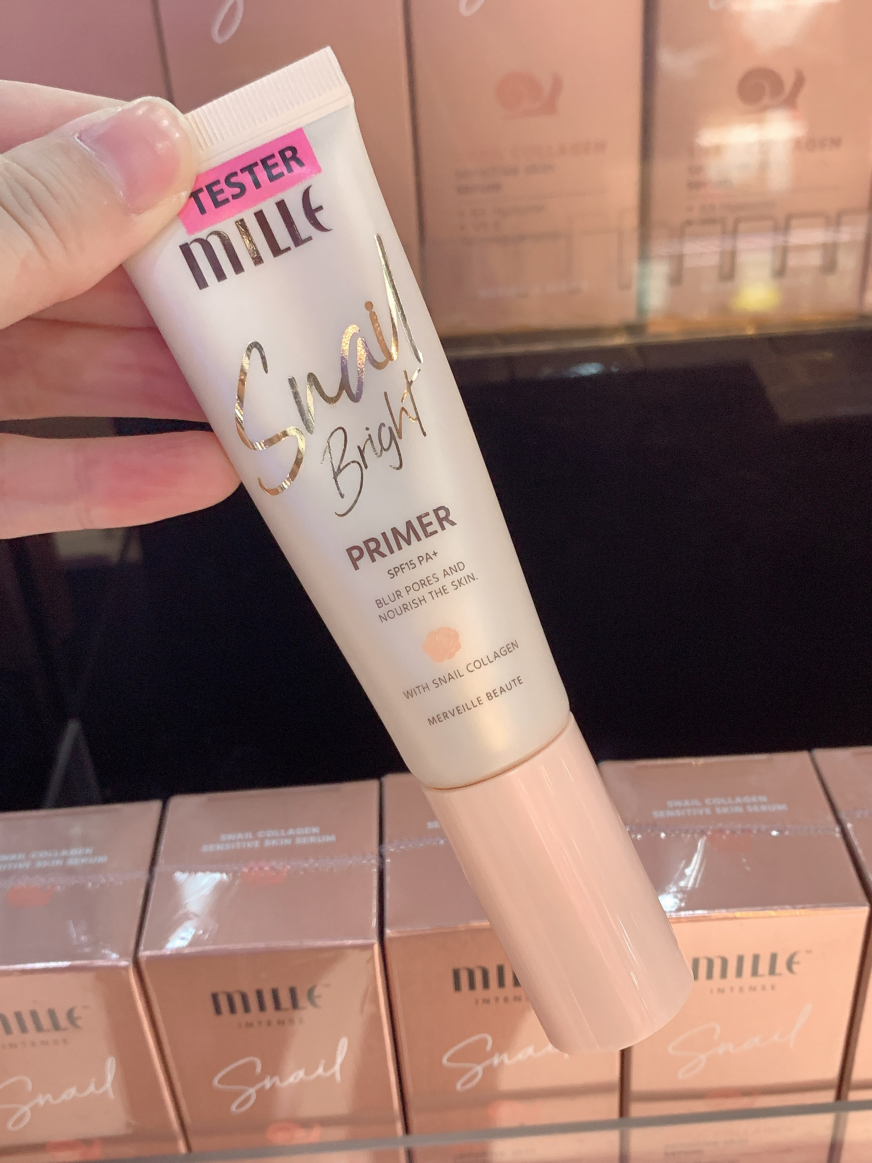 2023泰国Mille迷乐美丽轻薄隔离霜防紫外线打底提亮妆前乳磨皮保