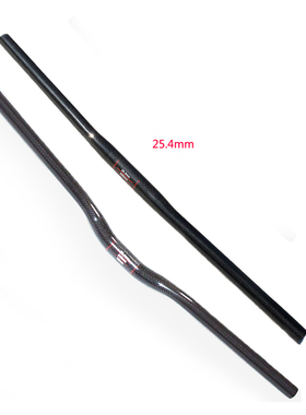 全碳纤维折叠自行车儿童平衡车小轮车把3K纹直把燕把小口径25.4mm