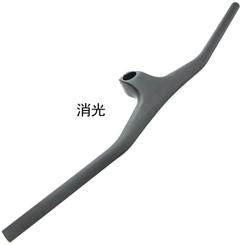 全碳纤维山地自行车一体直把燕把 带把立3K全碳纤维把横 骑行装备