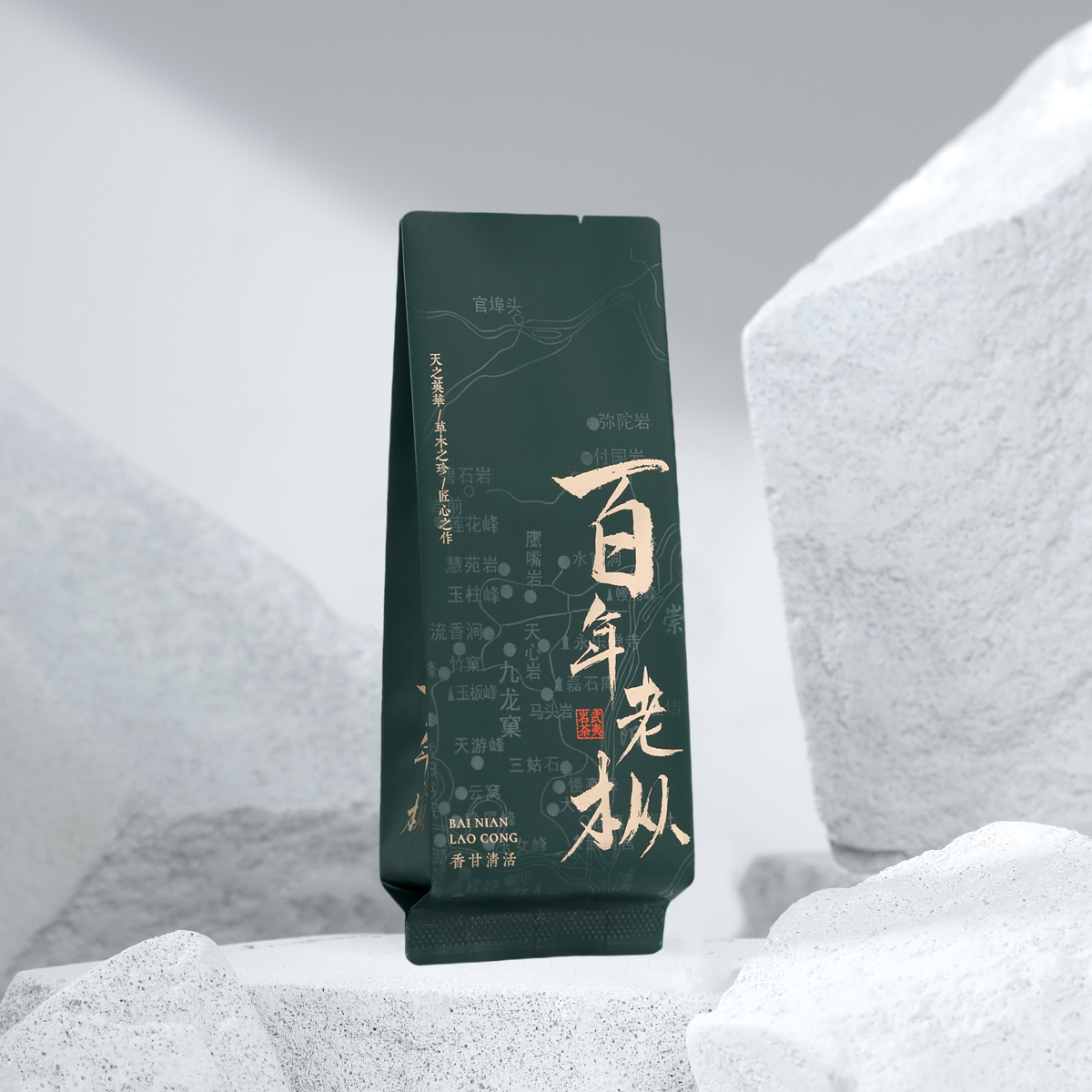 武夷岩茶百年老枞公版通用小泡袋