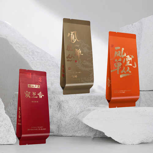 凤凰单丛通用烫金小泡袋15厘米