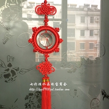 天然白水晶球车挂法轮圈八卦汽车后视镜饰品挂件室内风水平安车载