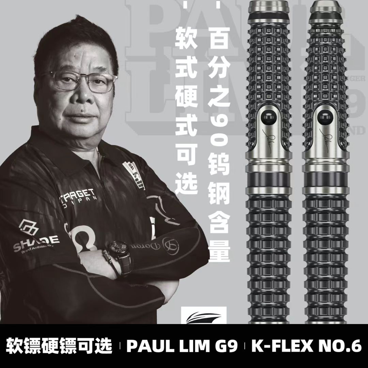 TARGET探极飞镖保罗林9代飞镖