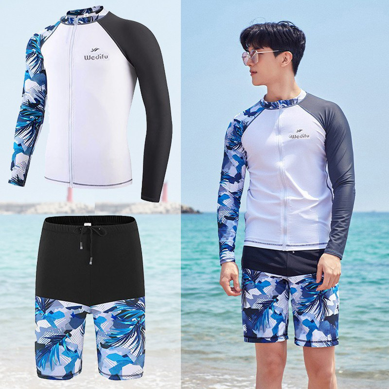 拉链开衫冲浪服MYLEDI防晒衣浮潜
