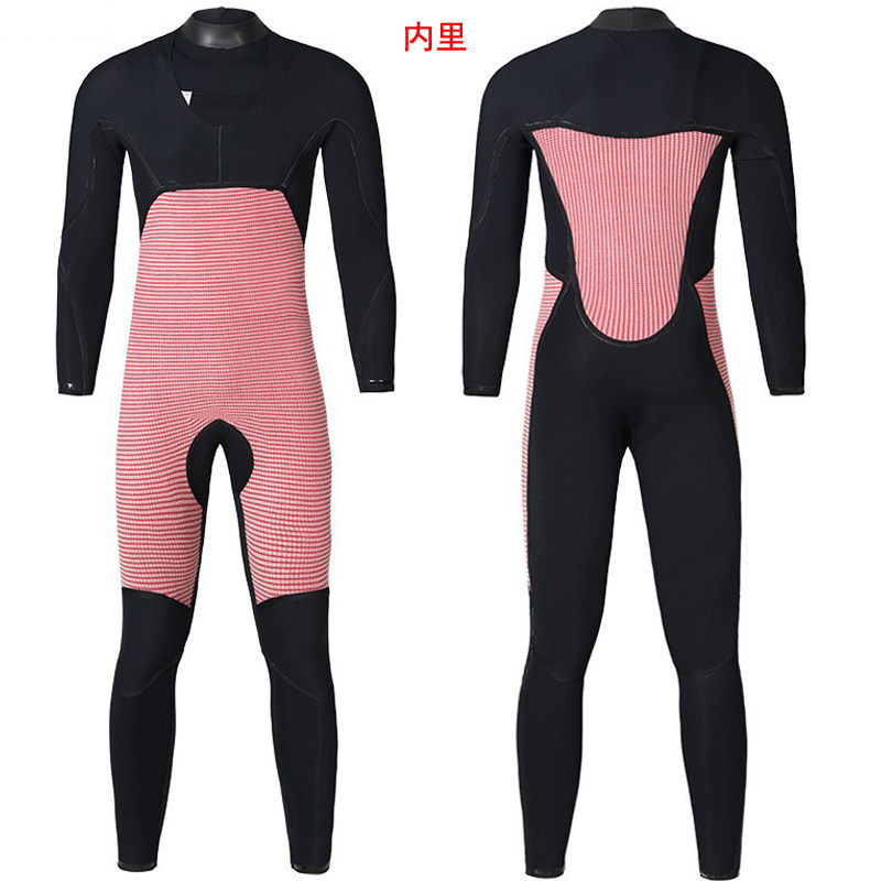 内里网纹布潜水服MYLEDI冬泳冲浪