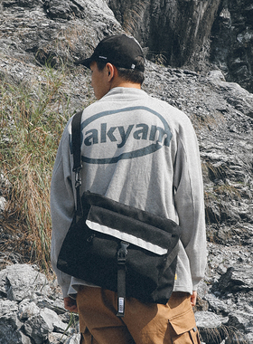 ACROSS斜挎包男通勤休闲笔记本电脑包学生旅行挎包大容量单肩包女