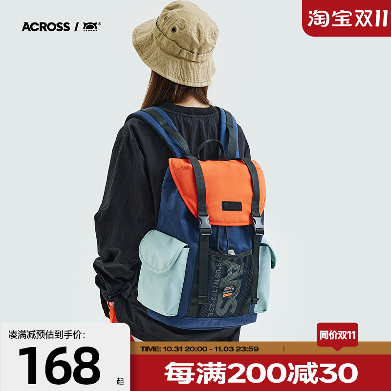 ACROSS双肩包男女潮牌日系背包电脑包旅行大容量高中生大学生书包使用感如何?