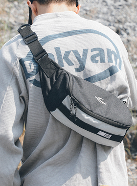 ACROSS运动斜挎包男士潮牌防泼水挎包女小背包骑行腰包休闲胸前包