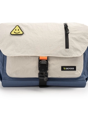 ACROSS背包斜挎包男学生通勤休闲户外骑行轻便防水单肩邮差包电脑