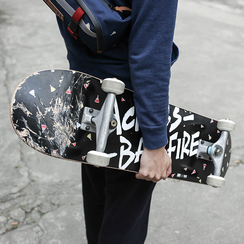 backfire合作款包邮滑板高级专业crash成人滑板