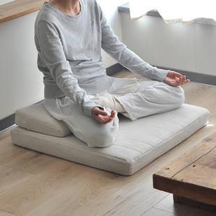 盘腿双盘棕打坐垫家用禅修道家佛家练功瑜伽冥想禅意静坐跪拜蒲团