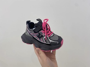 冬季新款3R童鞋男童加绒运动鞋女童二棉老爹鞋中大童26-40码