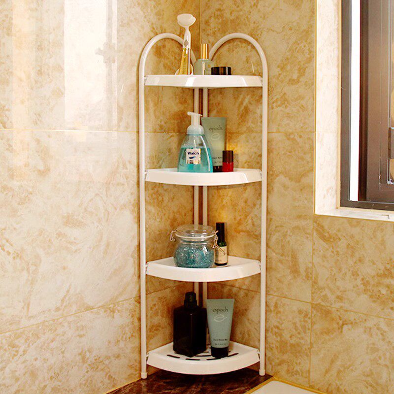 浴室置物架卫生间三角落地角架卫浴洗手间墙角多层收纳储物架