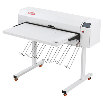 震旦AD-4000叠图机A0纸叠纸机触摸屏工程图纸折页机绘图纸对折机