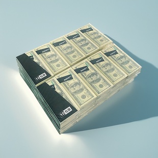 10包装 手帕纸随身带便携迷你面巾纸彩色印花钱币小包纸巾 创意美元