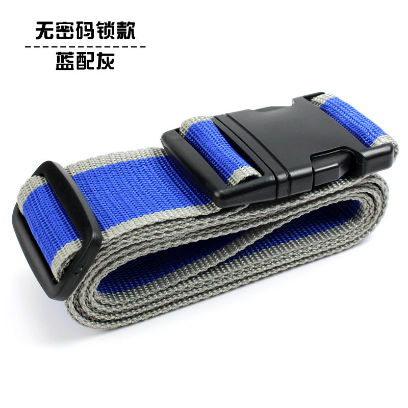 The adjustable one-character cross packing strap for overseas travel luggage and bags, as well as the travel reinforcement consignment strap thumbnail 6