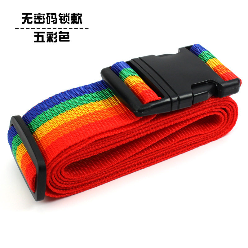 The adjustable one-character cross packing strap for overseas travel luggage and bags, as well as the travel reinforcement consignment strap thumbnail 3