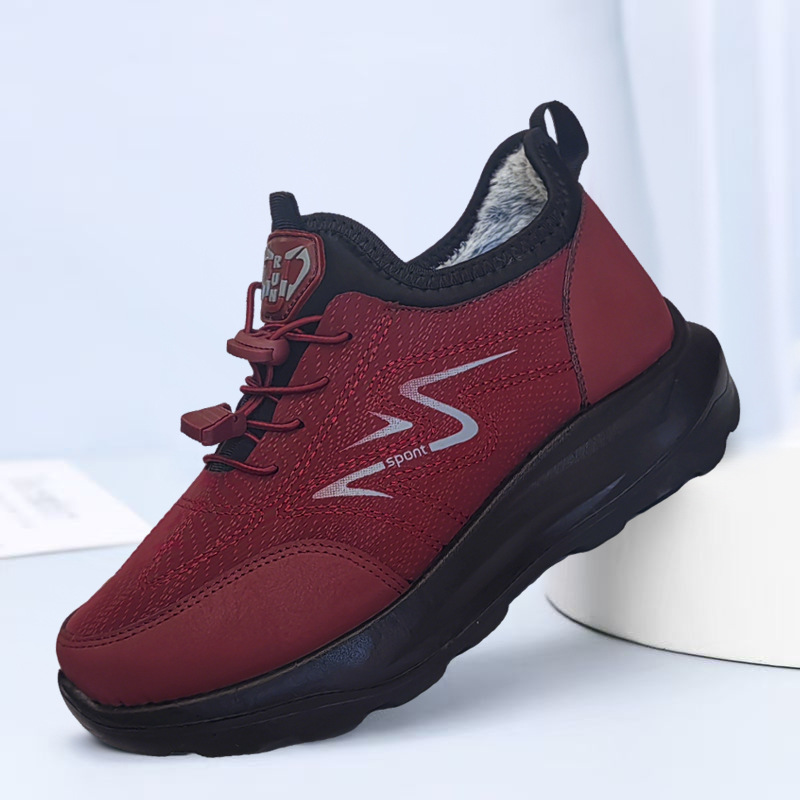 老北京布鞋女健步鞋妈妈棉鞋加绒厚保暖防水聚氨酯软底防滑雪地靴