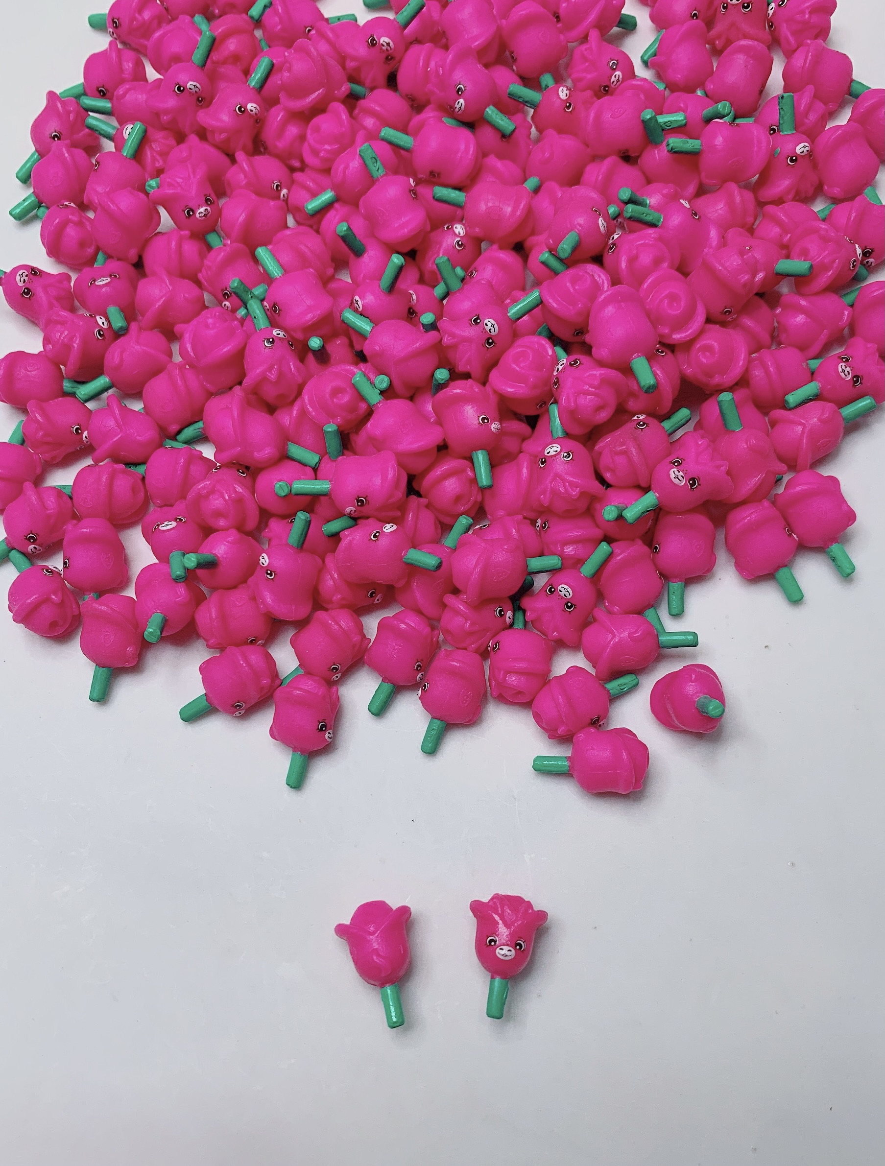 散货迷你单只玫瑰花花配件购物精盒蛋/扭蛋/联名摆件