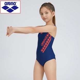 游泳衣 三角青少年女童泳衣利水速干泳装 儿童泳衣arena阿瑞娜 新款