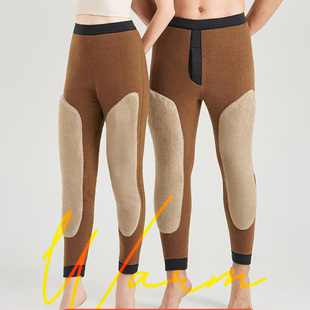 东北特厚加绒加厚驼绒兔毛加长护膝棉裤 康亭优品冬季 男女保暖裤