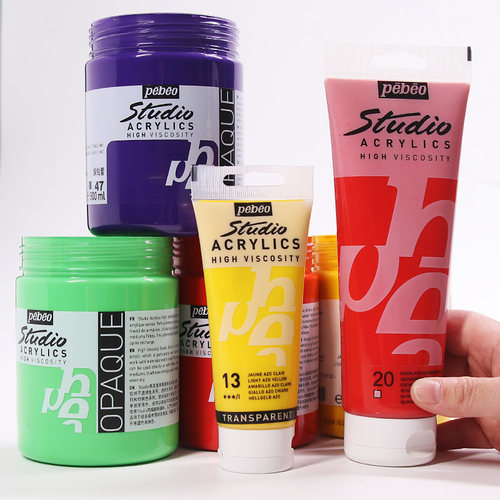 法国贝碧欧丙烯亚克力颜料500ml