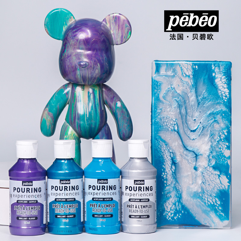 贝碧欧丙烯浇注流体熊画材料装饰