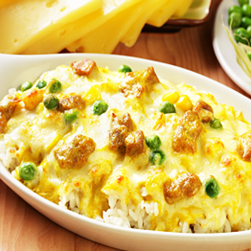 潮香村 芝士咖喱牛肉焗饭360g 速食米饭 方便焗饭 西餐厅方便米饭