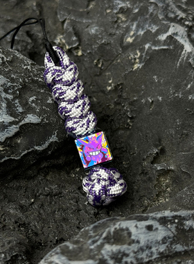 TiFire彩钛馆【幽灵耿鬼】卡通钛合金尾坠EDC伞绳吊坠尾绳坠刀坠