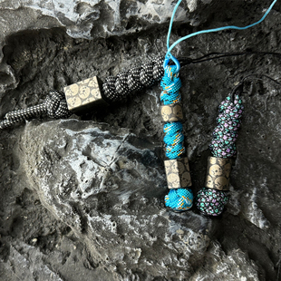 TiFire彩钛馆【暗黑骷髅】钛合金坠子EDC推牌玩具挂坠刀坠彩钛