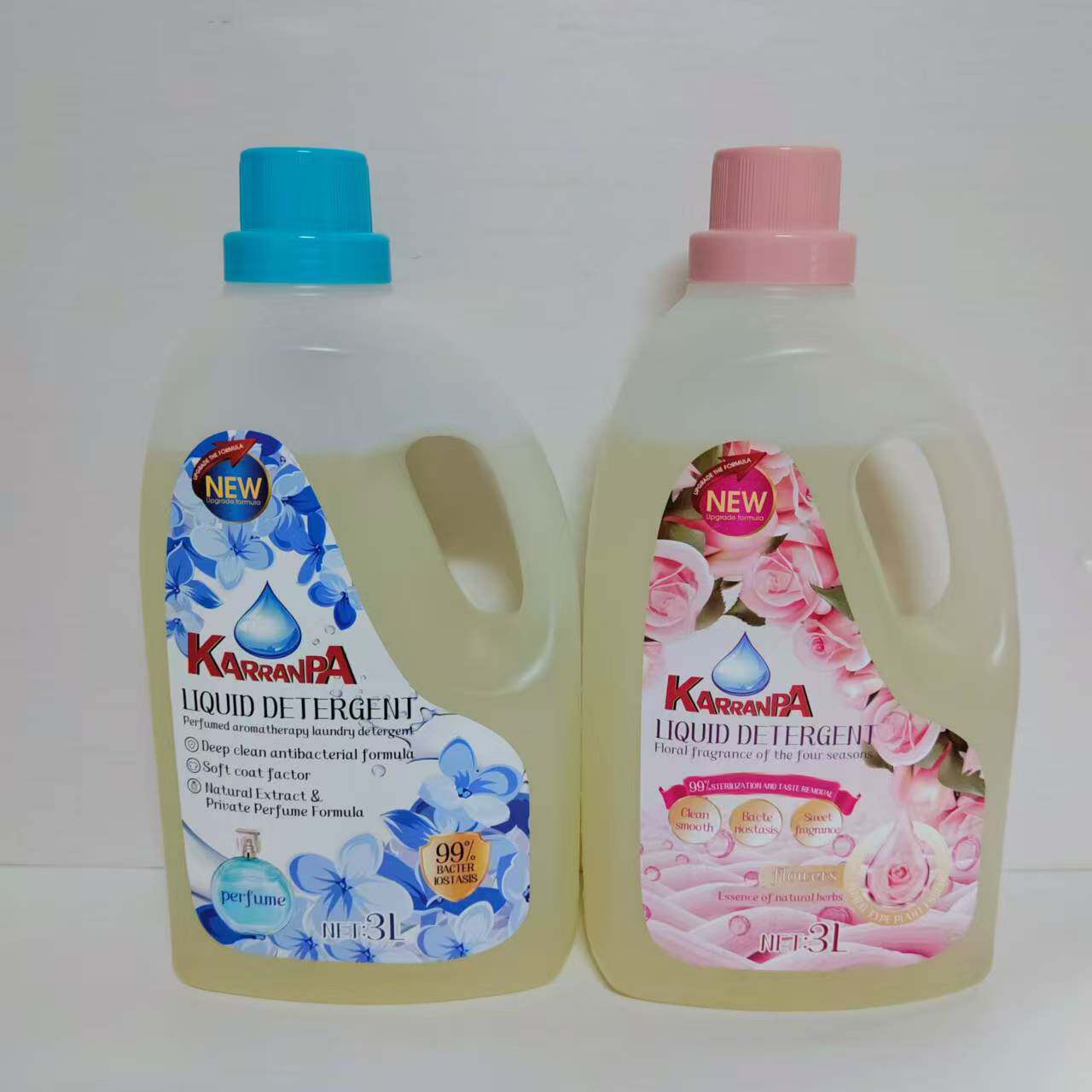 包邮！ 丹麦！3000ml~花漾香氛洗衣液机洗除菌彩漂护色持久留香
