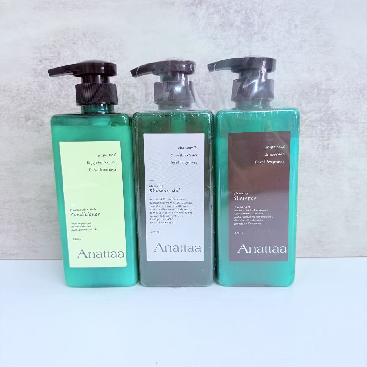 特价ing马来西亚进口蓝玲丹花果香香氛沐浴露/洗发水/护发素550ml