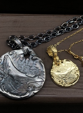 流浪币原创52赫兹鲸鱼手工定制