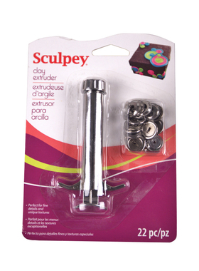 Sculpey金属软陶挤泥器diy手办模型工具美国土premo粘土造型模具