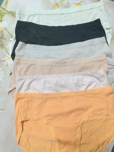 u家品牌女士内裤莫代尔纯棉裆抗菌高腰包臀舒适透气三角裤